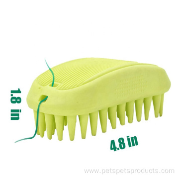 silicone Pet Grooming Tool Supplies Grooming Brush